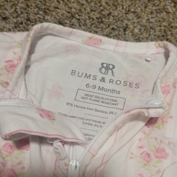 Bums And Roses Floral Sleeper - Picture 3 of 3